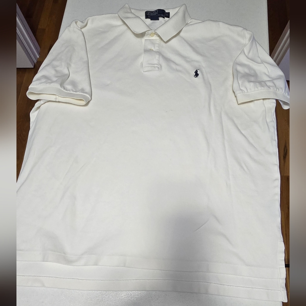 Polo By Ralph Lauren polo shirt Xl White Pre-owned in good condition